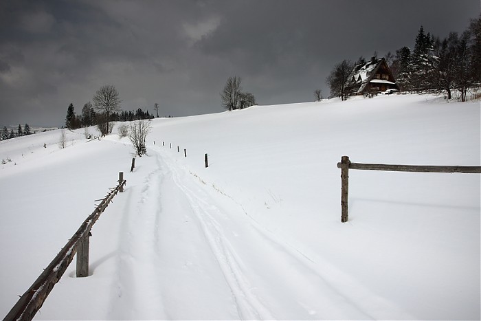 Zima w Gorcach